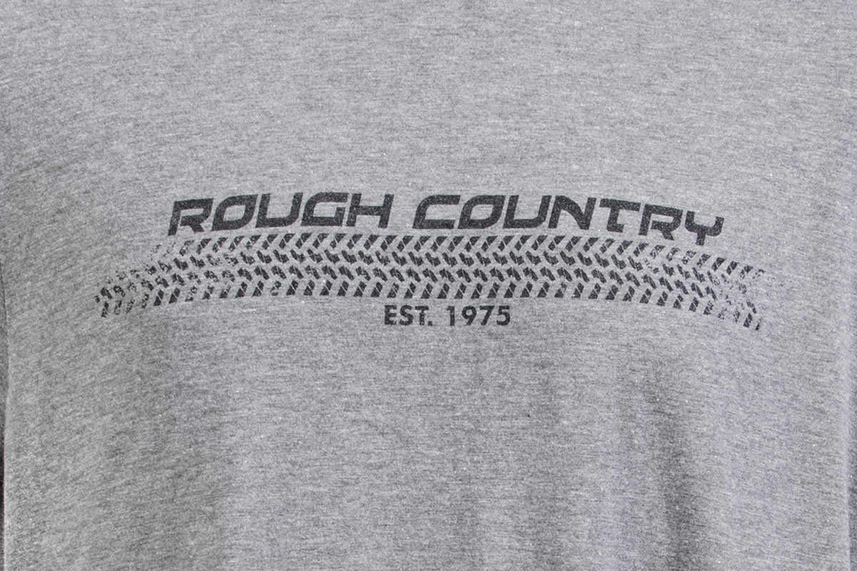 Rough Country T-Shirt | Horizontal Tread | Grey | SM