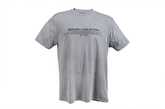 Rough Country T-Shirt | Horizontal Tread | Grey | SM