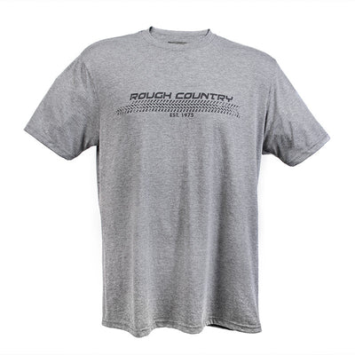 Rough Country T-Shirt | Horizontal Tread | Grey | 3XL