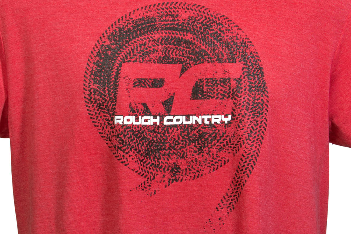 Rough Country T-Shirt | Donut | Red | Size MM