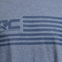 Rough Country T-Shirt | American Flag | Blue | 2XL