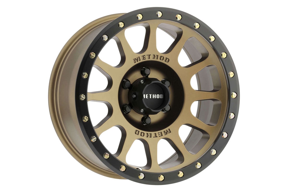 Method | MR305 | Matte Bronze | 17x8.5 | 6x5.5 | +0