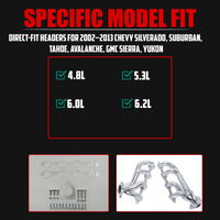 Ceramic Shorty Headers – LS 2002–2013