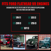 Ford Flathead V8 Hot Rod Exhaust Headers 1932-1953