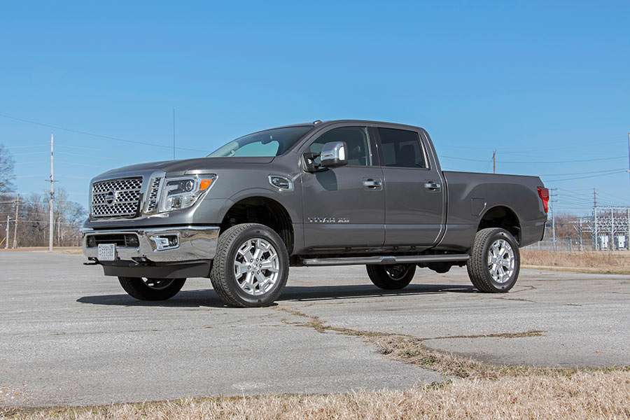 2 Inch Lift Kit | Red Spacers | Nissan Titan XD 2WD/4WD (2016-2024)