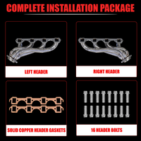 79-93 Mustang 5.0L Ceramic Shorty Headers | Direct Bolt-On