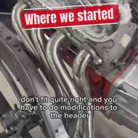 Certified Automotive Experts LS Swap Long Tube Headers Polished 304 Stainless Steel for 1960–1987 Chevy GMC C10 K10 Trucks and 1988–1991 Square Body 2WD 4WD Includes MLS Gaskets 12pc Header Bolt Kit