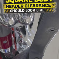 Ceramic Long Tube Headers – LS Swap Square Body