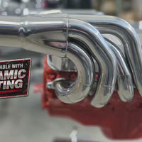 Ceramic Coated BBC Twin Turbo Headers 2.25