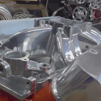 Polished Single Plane Intake Manifold – BBC High Rise