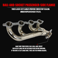 Stainless Shorty Headers – LS 2002–2013