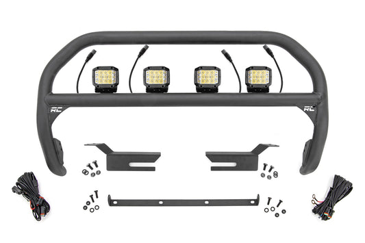 Nudge Bar | 3 Inch Wide Angle Led (x4) | Ford Bronco 4WD (2021-2024)