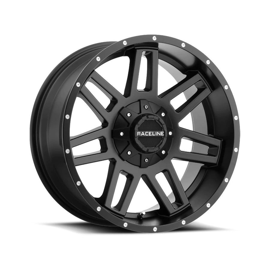 Raceline Injector | Matte Black | 18x9 | 6x5.5/6x135 | -12mm