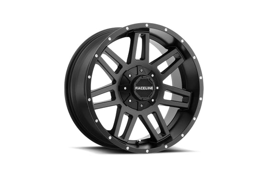 Raceline Injector | Matte Black | 18x9 | 6x5.5/6x135 | -12mm