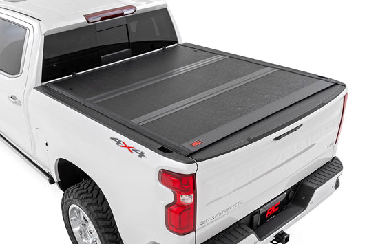 Hard Low Profile Bed Cover | 6'7" Bed | Rail Cap | Chevy/GMC 1500/2500HD/3500HD (14-19)