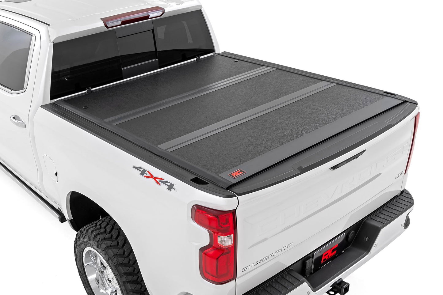 Hard Low Profile Bed Cover | 5'9" Bed | Rail Caps | Chevy/GMC 1500/2500HD/3500HD (14-19)