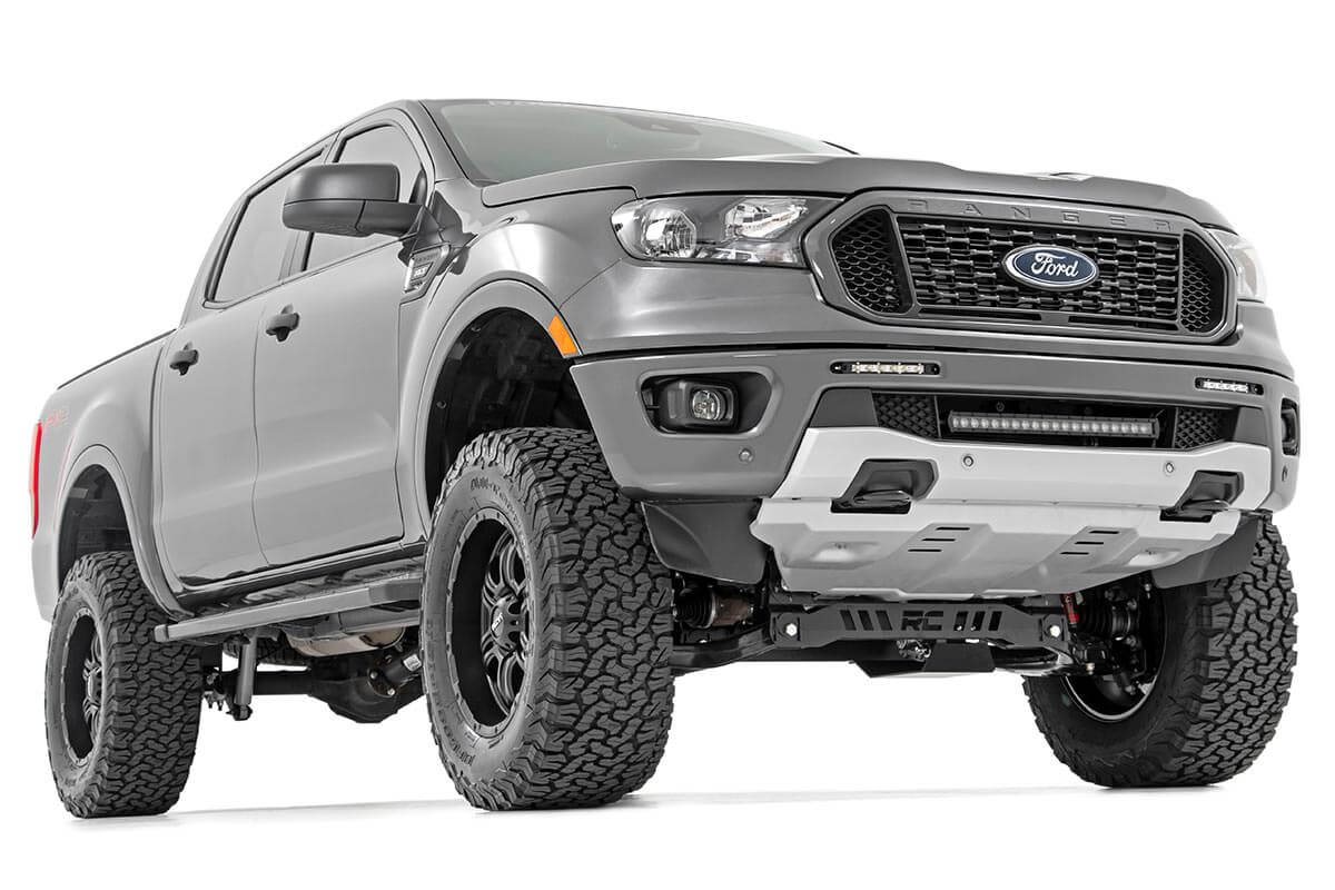 LED Light Kit | Bumper Mount | 20" Chrome Single Row | Ford Ranger (19-23)