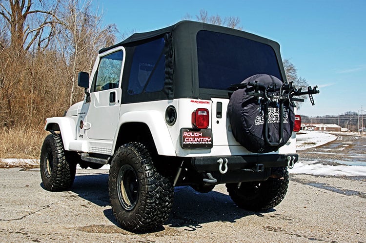 Soft Top | Replacement | Black | Full Doors | Jeep Wrangler TJ 4WD (97-06)