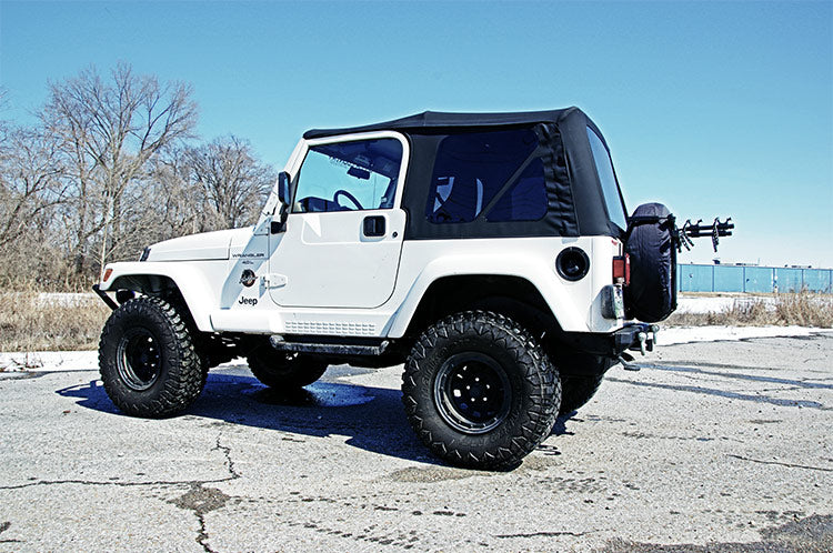 Soft Top | Replacement | Black | Full Doors | Jeep Wrangler TJ 4WD (97-06)