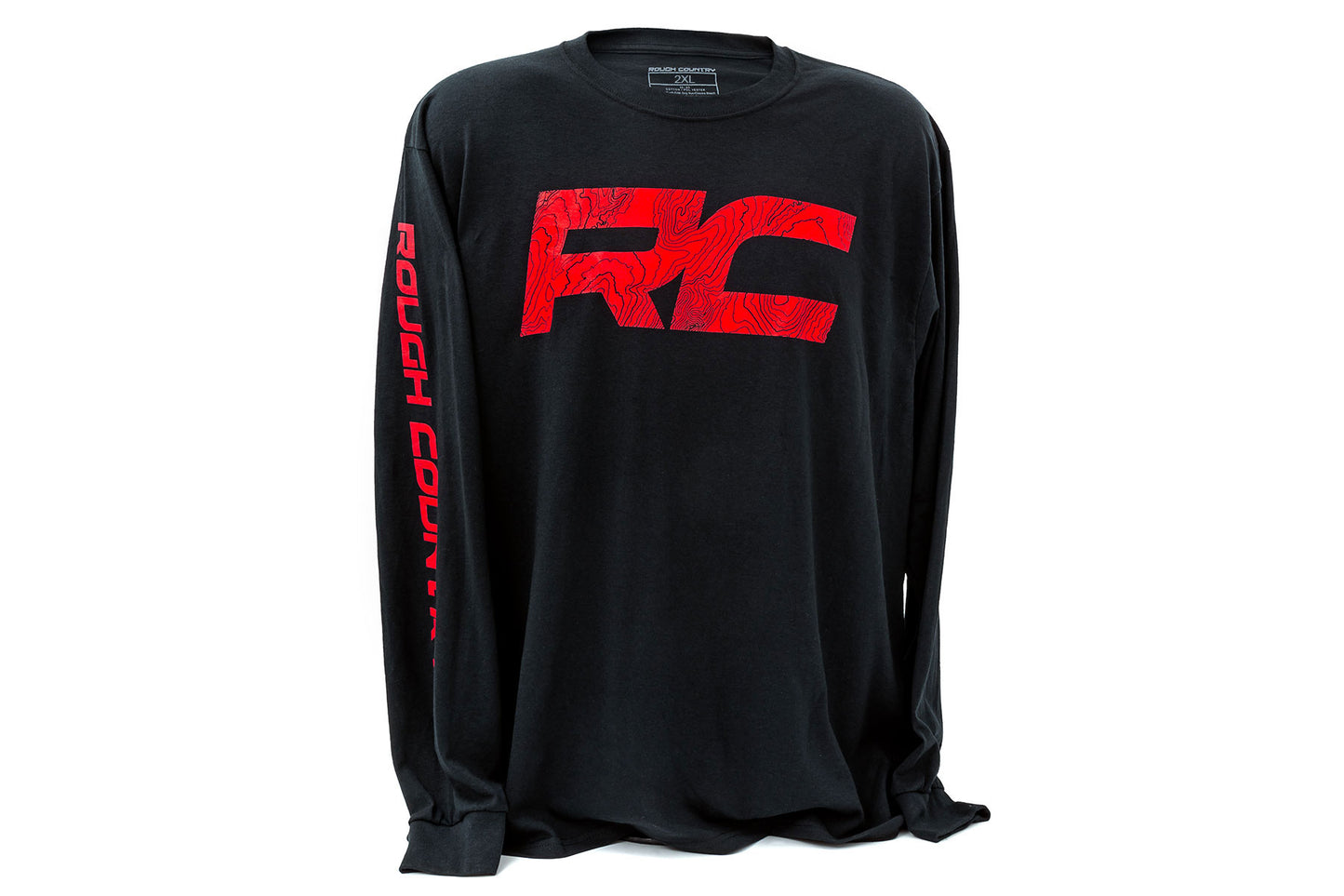 Rough Country Long Sleeve | RC Tread Sleeve | Black|2 XL