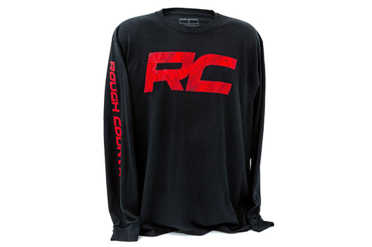 Rough Country Long Sleeve | RC Tread Sleeve | Black| SM