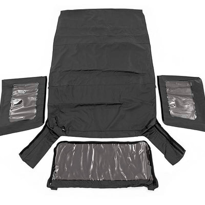 Soft Top | Replacement | Black | 4 Door | Jeep Wrangler Unlimited (07-09)