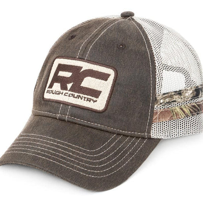 Rough Country Hat | Mesh | Rough Country Patch | Brown/Camo