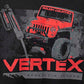 Rough Country T-Shirt | Long Sleeve | Vertex | Black | SM