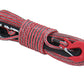 Synthetic Rope | 3/8 Inch | 85 Ft | Red/Gray