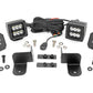 LED Light | Rear Mount | 2" Black Pair | Spot | Polaris Ranger 1000/Ranger XP 1000
