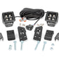 LED Light | A Pillar Mount | 2" Black Pair | White DRL | Polaris RZR PRO XP