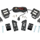LED Light Kit | "A" Pillar Mount | 2" Black Pair | Spot | Polaris RZR PRO XP