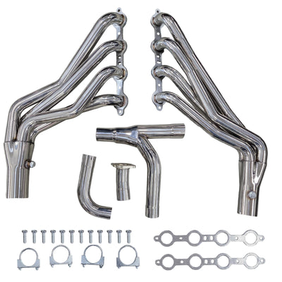 Exhaust Header for 1999–2006 GM 4.8L/5.3L/6.0L – Polished