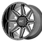 Rough Country 91M Series Wheel | One-Piece | Gloss Black | 22x12 | 6x5.5 | -44mm
