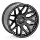 Rough Country 95 Series Wheel | One-Piece | Gloss Black | 20x10 | 6x135 | -19mm