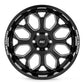 Rough Country 96 Series Wheel | One-Piece | Gloss Black | 22x10 | 6x135 | -19mm