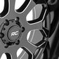 Rough Country 96 Series Wheel | One-Piece | Gloss Black | 22x10 | 6x135 | -19mm