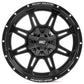 Rough Country 94 Series Wheel | One-Piece | Matte Black | 20x9 | 5x5/5x4.5 | -12mm