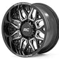 Rough Country 86 Series Wheel | One-Piece | Gloss Black | 20x10 | 8x180 | -19mm