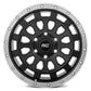 Rough Country 87 Series Wheel | Simulated Beadlock | Black/Machined | 17x8.5 | 6x5.5 | +0mm