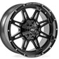 Rough Country 94 Series Wheel | One-Piece | Matte Black | 20x10 | 6x5.5/6x135 | -18mm