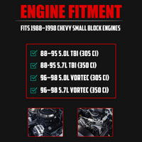 Stainless Long Tube Headers – 1988–1998 GM 5.0 5.7