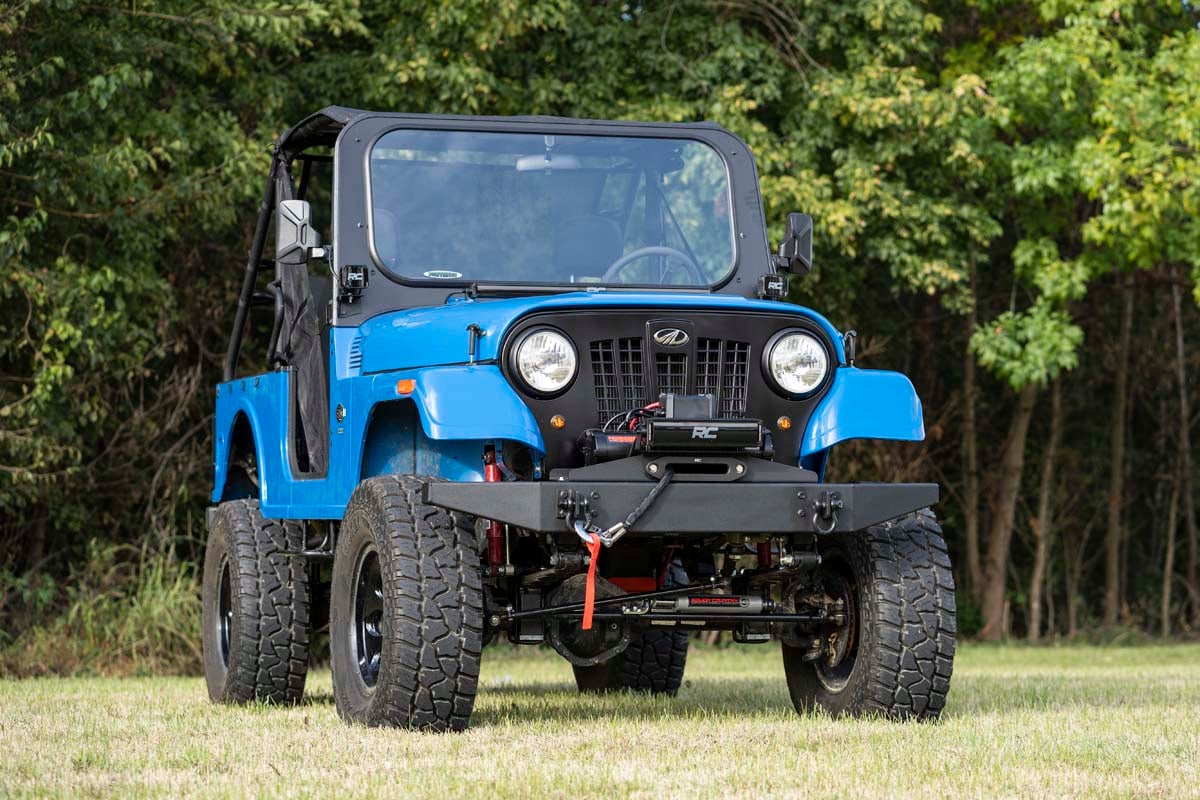 LED Light Kit | Hood Mount | 30" Black Single Row | Mahindra Roxor