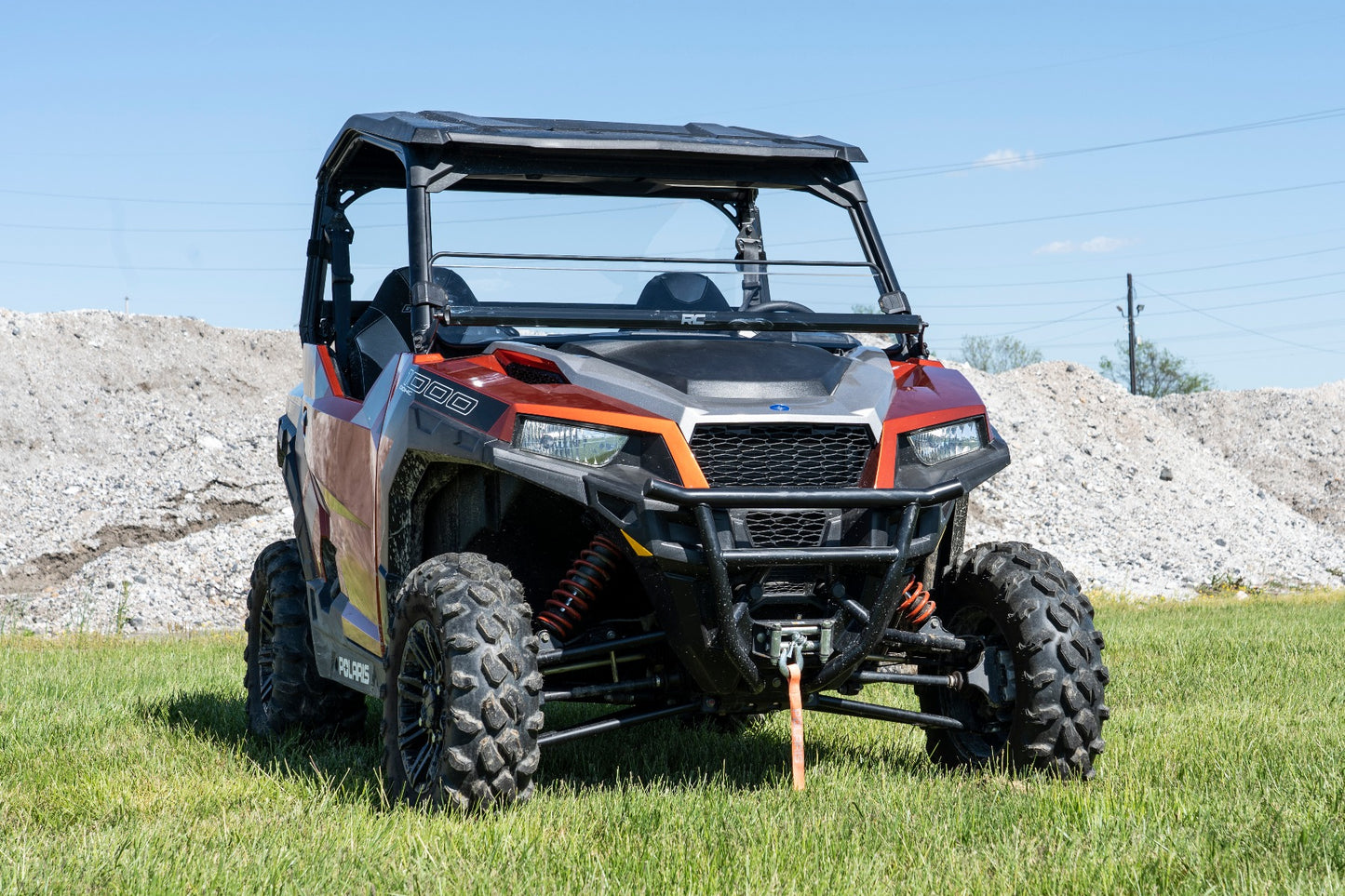 Half Windshield | Scratch Resistant | Polaris General/General XP 1000