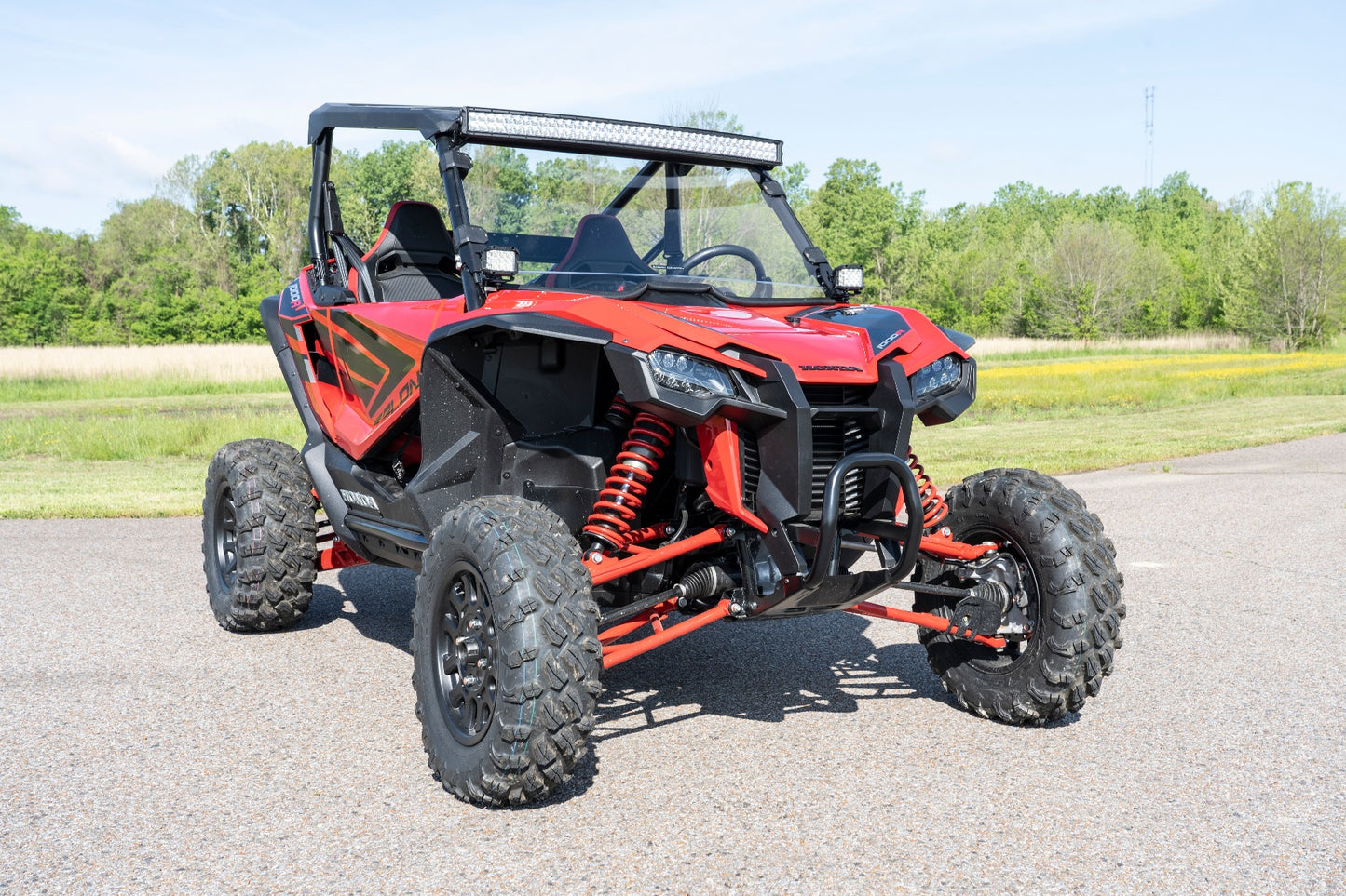 LED Light Kit | Cage Mount | 2" Black Pair | White DRL | Honda Talon