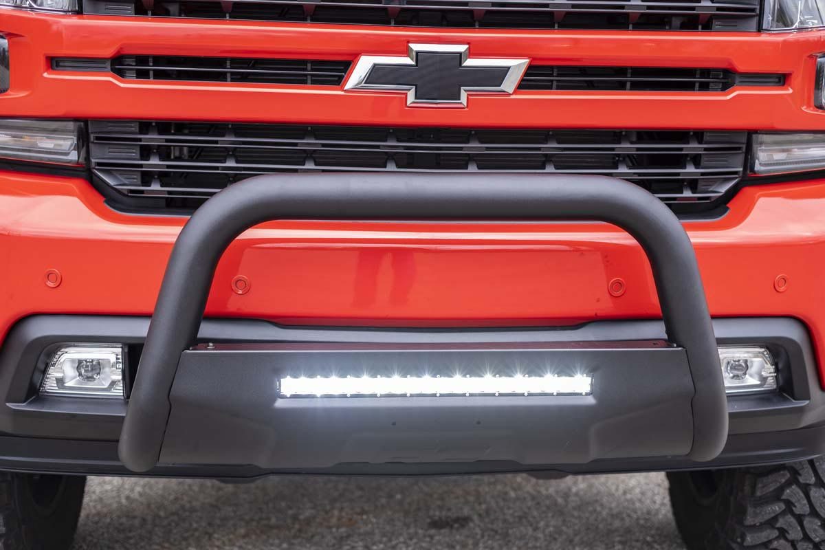 Black LED Bull Bar | Chevy Silverado 1500 2WD/4WD (2019-2022)