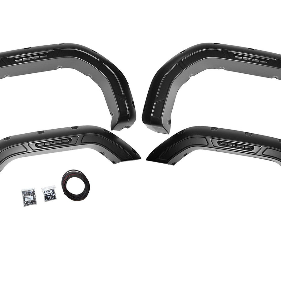 Defender Pocket Fender Flares | GXD Sterling Grey Metallic | GMC Sierra 2500 HD/Sierra 3500 HD(20-24