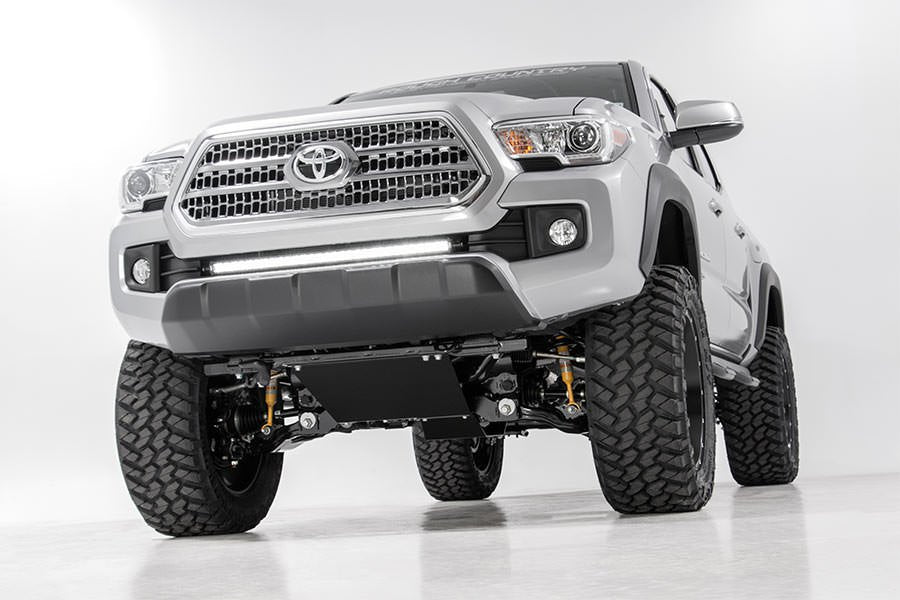 LED Light Kit | Lower Grille Mount | 30" Black Single Row | White DRL | Toyota Tacoma (16-23)