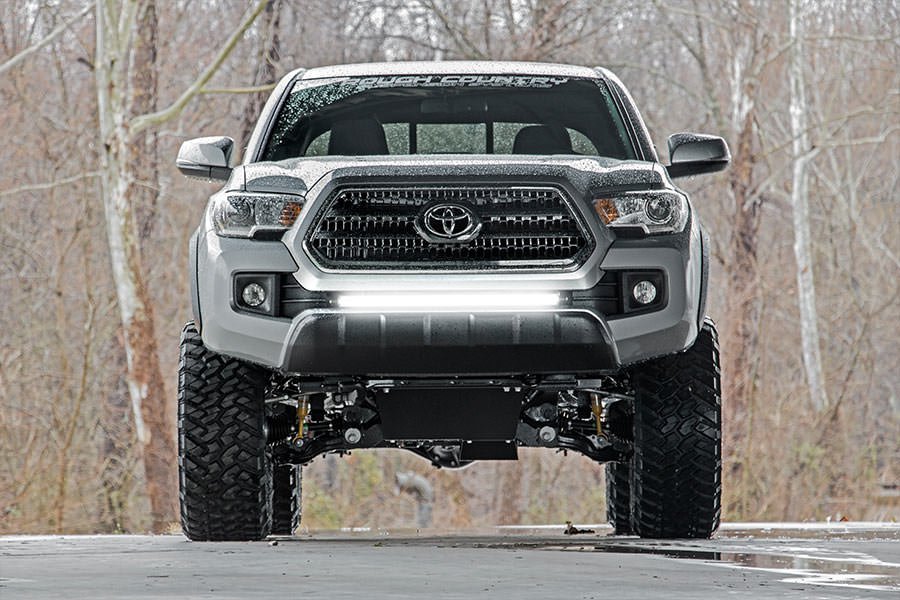 LED Light Kit | Lower Grille Mount | 30" Black Single Row | Toyota Tacoma (16-23)