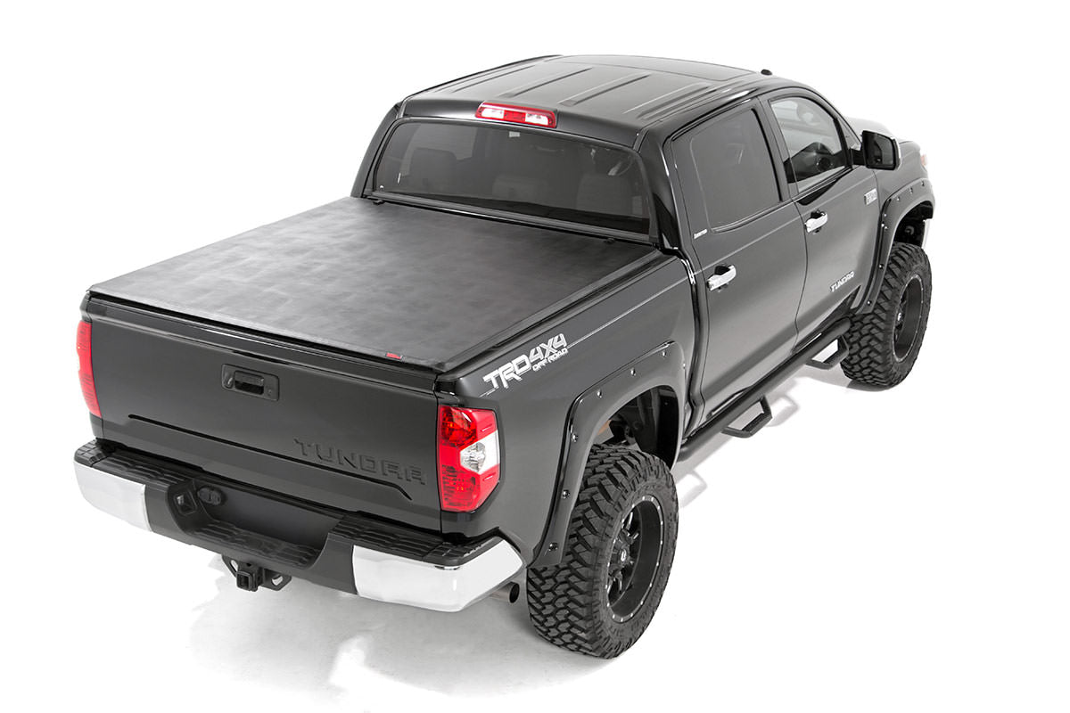 Soft Tri-Fold Bed Cover | 6'7" Bed | No OE Rail | Toyota Tundra (07-24)